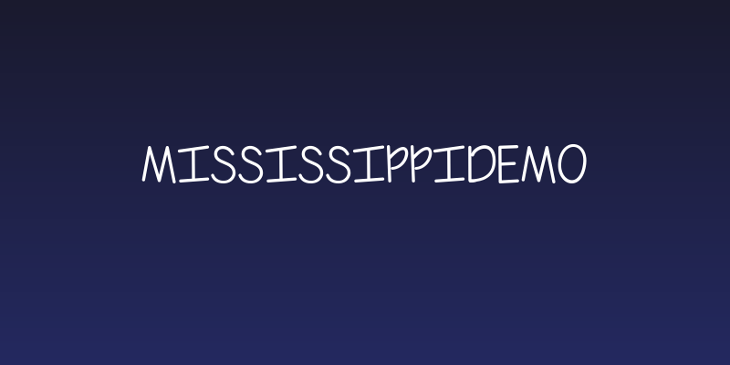 MissIssippiDemo Social Header