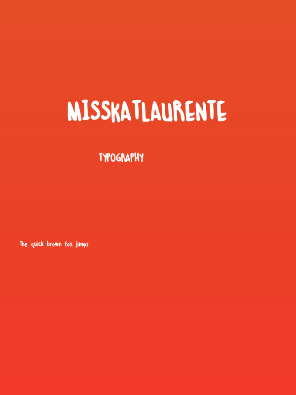 MissKatLaurente Poster