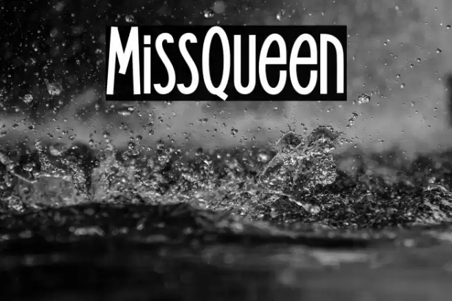 MissQueen Font examples