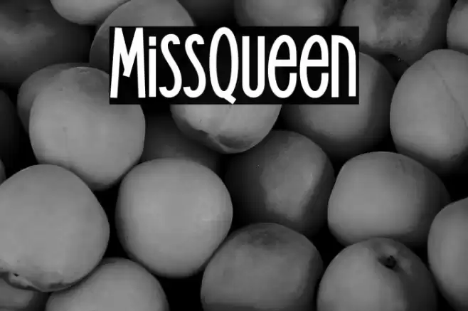 MissQueen Font examples