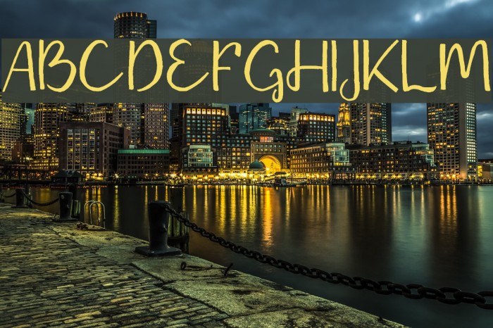 MissakiTypeface Font examples