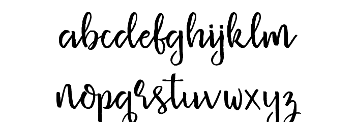 MissakiTypeface Font LOWERCASE