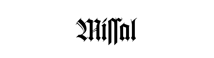 Missal Font