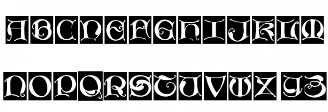 MissalUncialeBricks 字体 小写