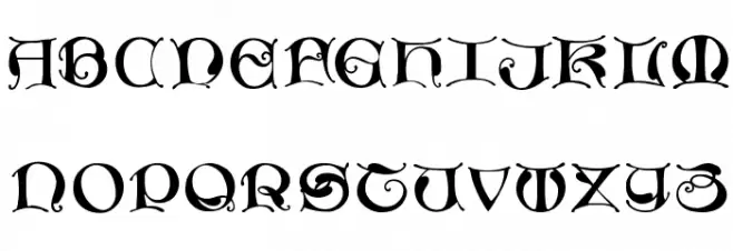 MissalUncialeMaster Schriftart Groß