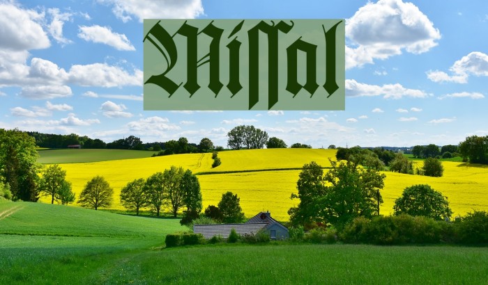 Missal Font examples