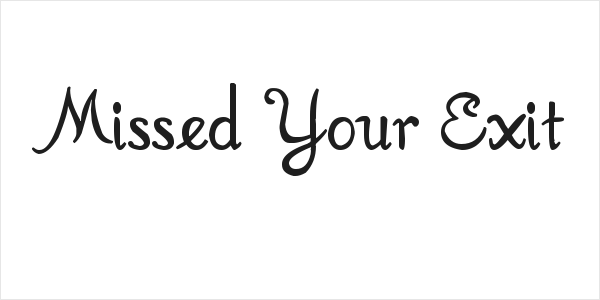 Missed Your Exit Logo