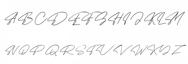 Missella Schriftart Groß