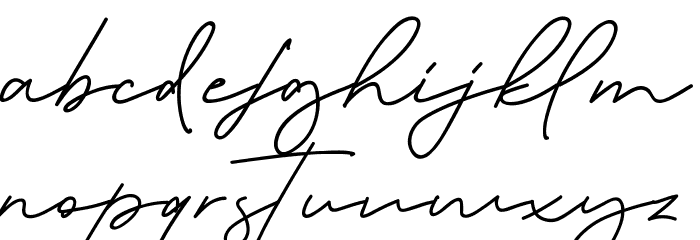 Missella Font LOWERCASE