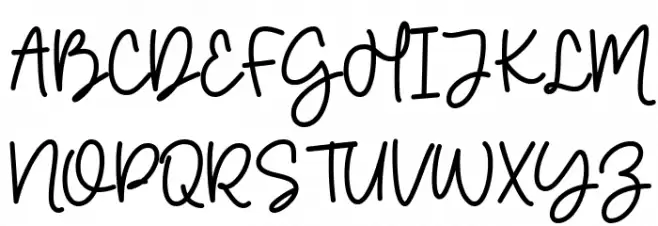 Missera Signature Caratteri MAIUSCOLE