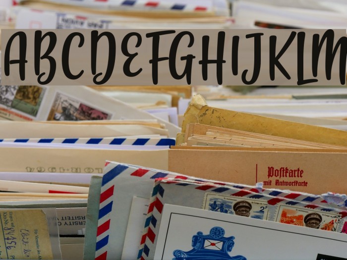 Misses Font examples