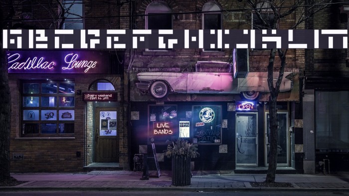 Missile Man Font examples