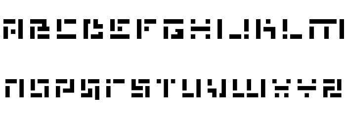 Missile Man Font LOWERCASE