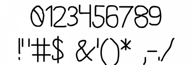Missing Assignment Font OTHER CHARS