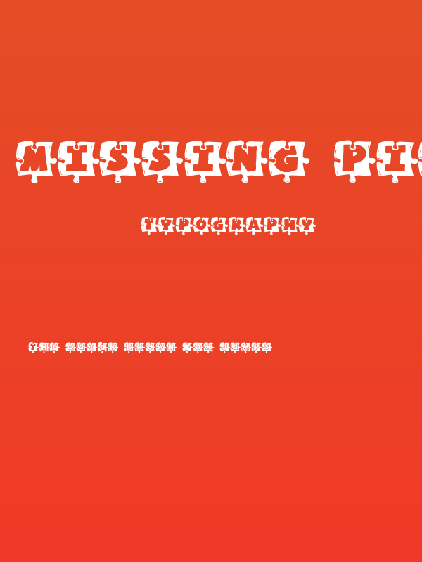 Missing Piece Poster