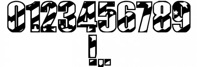 Missing man out Font OTHER CHARS