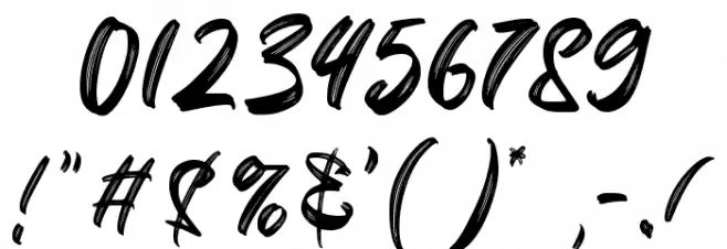 Missing Font OTHER CHARS