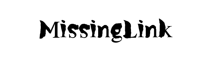 MissingLink  font caratteri gratis
