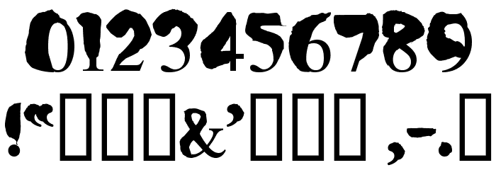 MissingLink Font OTHER CHARS