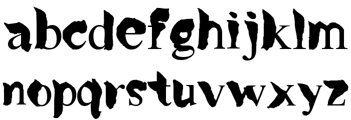 MissingLink Font LOWERCASE