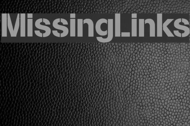 MissingLinks Font examples