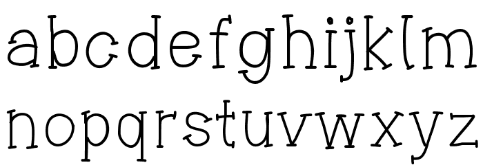 MissingMyDaddyToday Font LOWERCASE