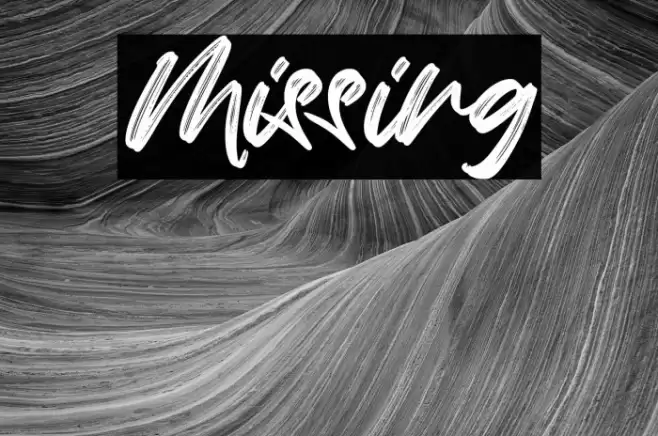 Missing Font examples