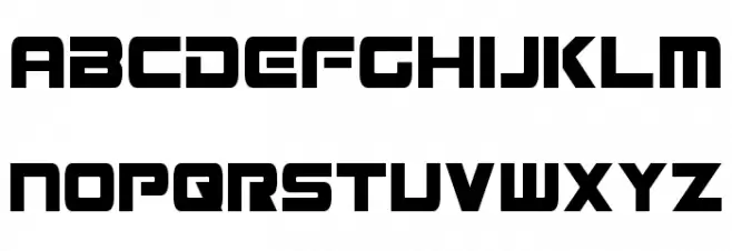 Mission GT-R Condensed Fonte MAIÚSCULAS