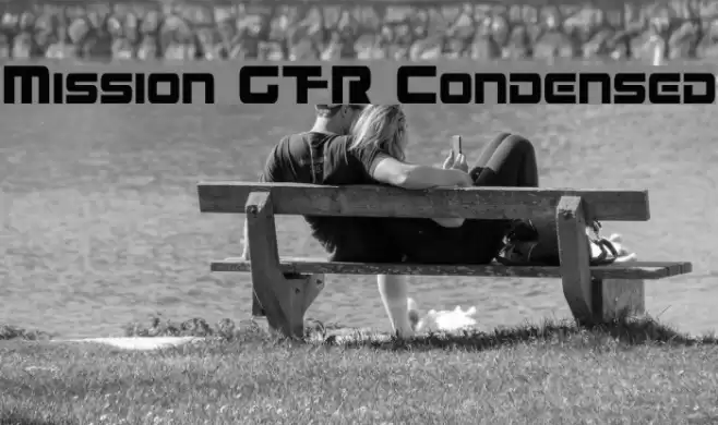 Mission GT-R Condensed Font examples