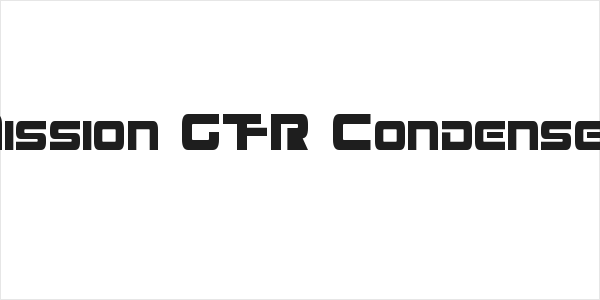 Mission GT-R Condensed Logo