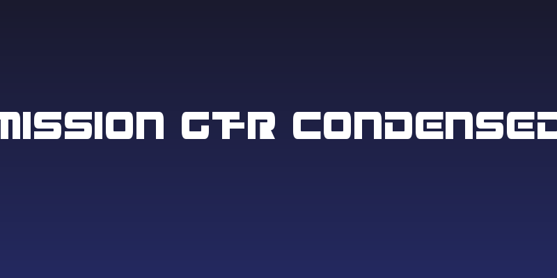 Mission GT-R Condensed Social Header