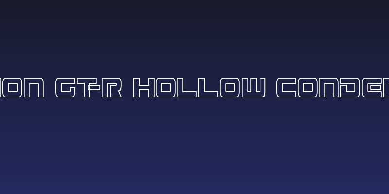Mission GT-R Hollow Condensed Social Header