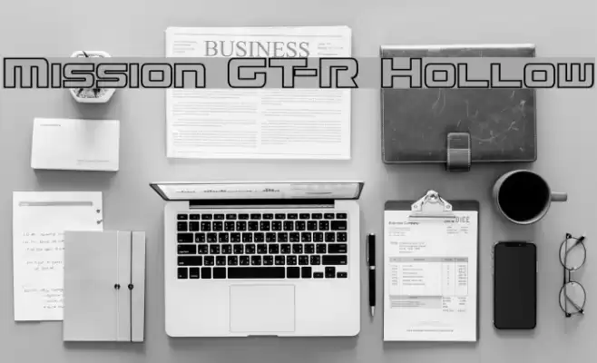 Mission GT-R Hollow Font examples