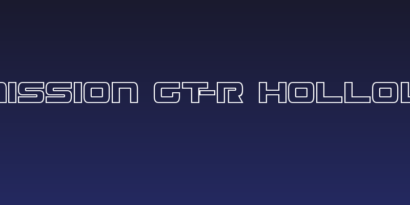 Mission GT-R Hollow Social Header