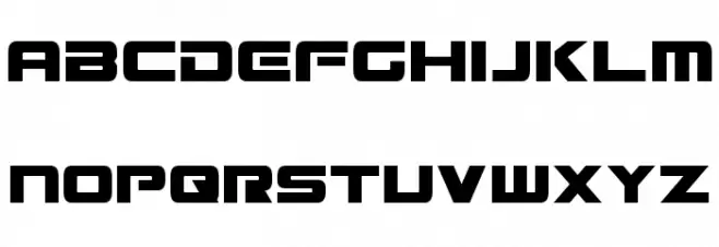 Mission GT-R Font Litere mari