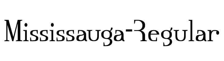 Mississauga-Regular  Free Fonts Download