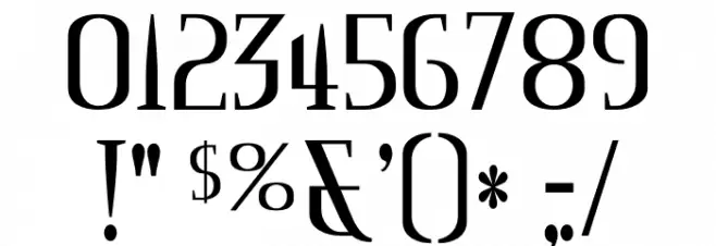 Mississauga-Regular Font OTHER CHARS