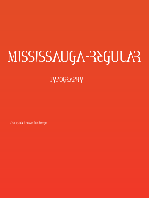 Mississauga-Regular Poster