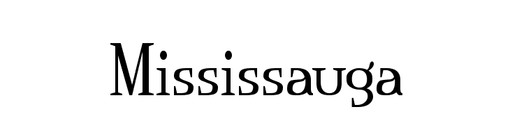 Mississauga फ़ॉन्ट