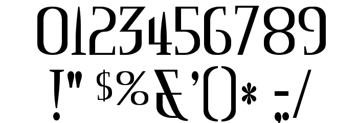 Mississauga Font OTHER CHARS