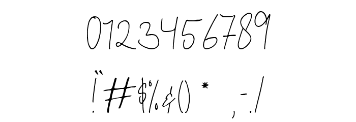 Missive Font OTHER CHARS