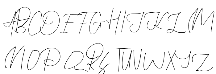 Missive Font UPPERCASE