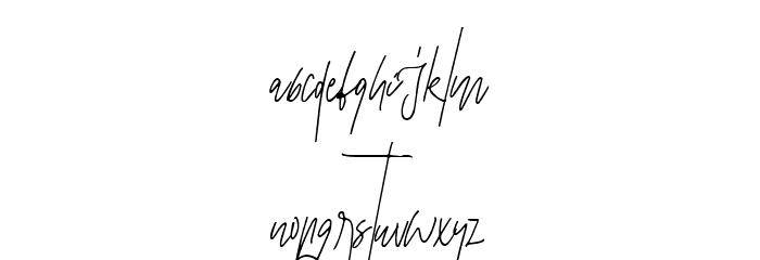 Missive Font LOWERCASE