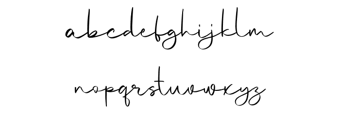 Missousy Free Regular Font LOWERCASE