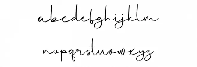 Missousy Free Regular Font Litere mici