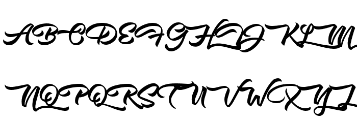 Misstral Font Litere mari