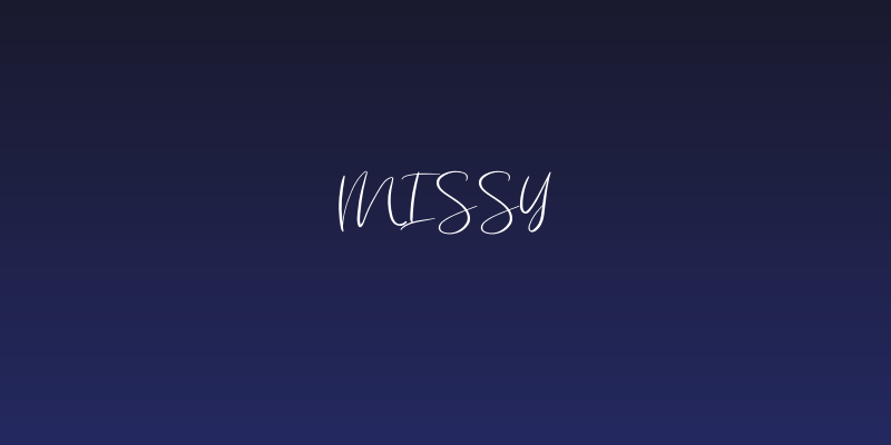 Missy Social Header