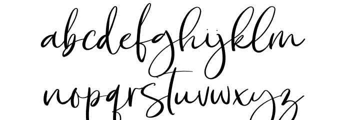 Missy フォント 小文字
