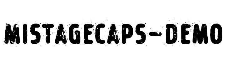 MistageCaps-Demo  नि: शुल्क फ़ॉन्ट्स डाउनलोड