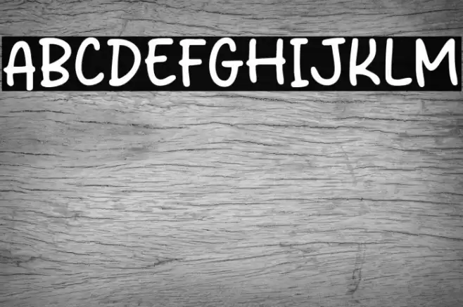 Mistake Note Font examples